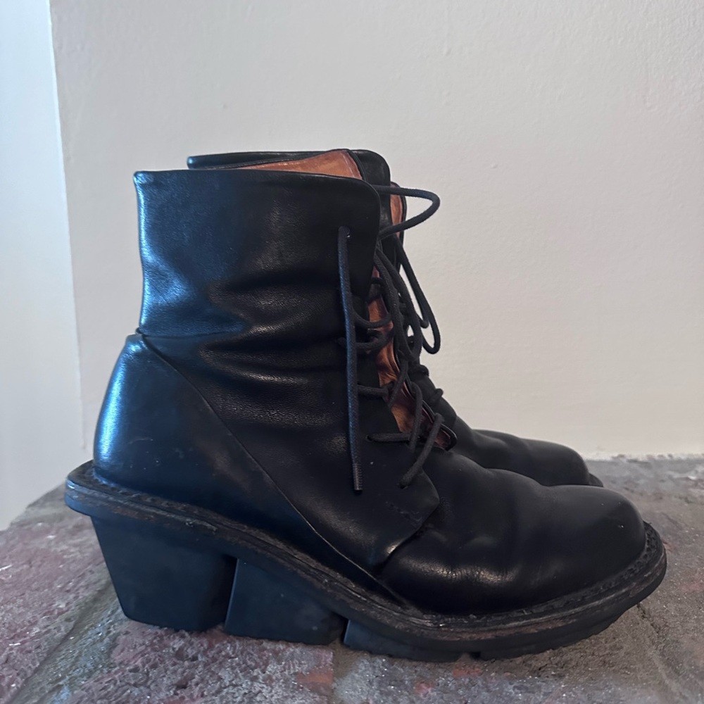 Trippen Viaggio Wedge Lace Up Boots